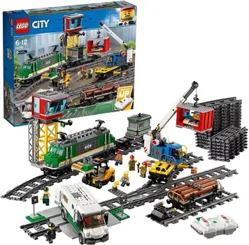 Блоковий конструктор LEGO City Грузовий потяг 60198