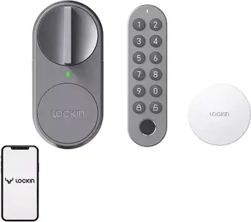Розумний комбінований замок Lockin Smart Lock G30 з кодом, відбитка пальців, wifi (LOCKIN G30)