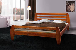 Ліжко двоспальне дерев'яне Galaxy сосна 1.6м