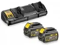 Набір акумуляторів + зарядний DeWalt 18 В + 2 бат XR FLEXVOLT (Dcb132T2-Qw)