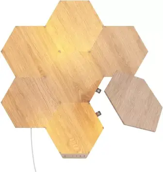 Розумна система освітлення Nanoleaf Elements Hexagons Starter Kit 7 панелей (NL52-K-7002HB-7PK)