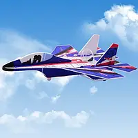 Игрушечный самолет Foam-Plane пенопластовый аккумуляторный 30х24.5см S27 Blue