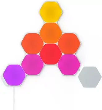 Світильник світлодіодний набір Nanoleaf Shapes Hexagons 9 панелей (NL42-0002HX-9PK)