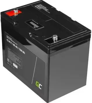 Акумулятор для сонячних панелей Green Cell LiFePO4 12V 12.8V 60Ah
