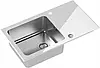 Мийка кухонна Steiner 77X44X19 Hugh 111 White Steel (St3577Sb1Bs), фото 2