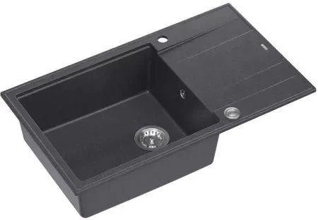Мийка кухонна Quadron Evan 136 Xl Чорні сталеві елементи HCQE58650U8BSP2O, фото 1