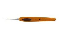 Крючок металлический с мягкой ручко размер 0.9мм, CLOVER (Кловер) для ручного вязания