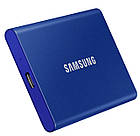 Зовнішній SSD накопичувач 2.5" USB 1TB Samsung T7 Indigo Blue (MU-PC1T0H/WW), фото 3
