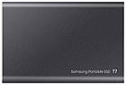 Зовнішній SSD накопичувач 2.5" USB 1TB Samsung T7 Titan Gray (MU-PC1T0T/WW), фото 4