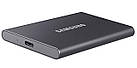 Зовнішній SSD накопичувач 2.5" USB 1TB Samsung T7 Titan Gray (MU-PC1T0T/WW), фото 6