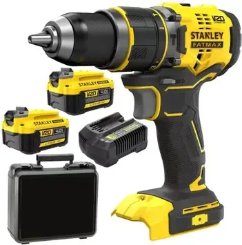 Акумуляторний Безщітковий ударний дриль-шурупокрут Stanley Fatmax Brushless (Sfmcd721M2K)