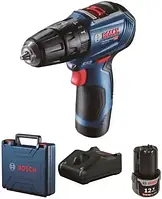 Акумуляторний Ударний дриль-шурупокрут Bosch Professional GSB 12V-30 (06019G9100)