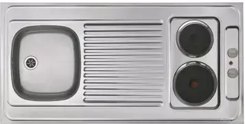 Мийка кухонна з електроплитою Kovinoplastika Combi Electra 100x60 (1105248K)