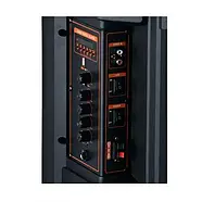 Акустична система з LED світломузикою та мікрофоном на пульті GZ-8912 12"x1 30W, фото 4