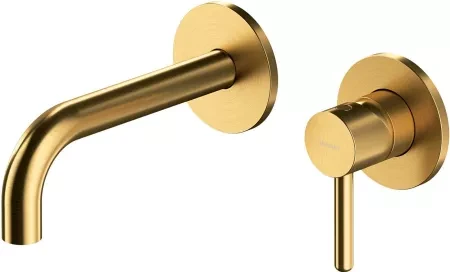 Змішувач для раковини Omnires Y прихованого монтажу brushed gold (Y1215HGLB)