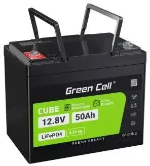 Акумулятор для ДБЖ Green Cell CAV06 LiFePO4 12.8V 50Ah 640Wh