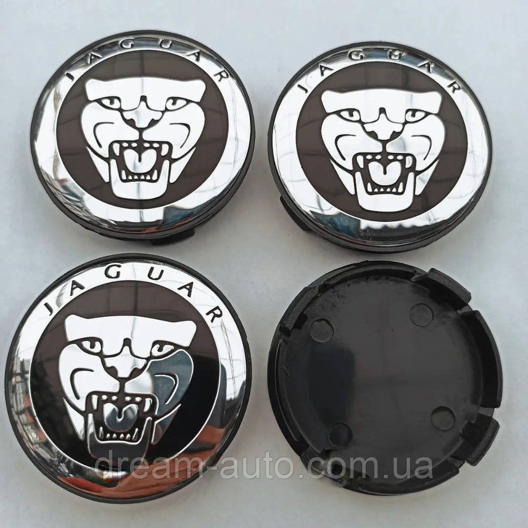 Ковпачки в диск Jaguar 55-59 мм, фото 1
