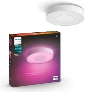 Розумний стельовий світильник для ванної кімнати PHILIPS HUE White and color Ambiance Xamento M білий (915005997801)