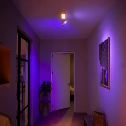 Розумний стельовий світильник PHILIPS HUE White and color ambiance Centris білий 915005928301 - фото 2 - id-p1989810128