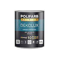 Зеленая эмаль "DekoLux" ТМ Polifarb.