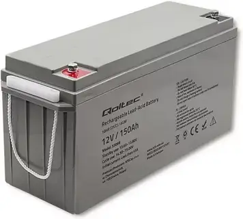Акумулятор Qoltec AGM, 12V, 150Ah, макс. 2250A