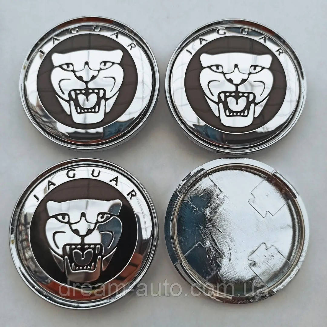 Ковпачки в диск Jaguar 58-63 мм, фото 1
