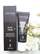 Крем для взуття в тюбику Coccine velvet cream Чорний