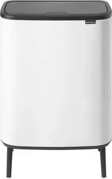 Відро для сміття Brabantia Bo Touch Bin Hi Waste Bin 60 л білий (130205)