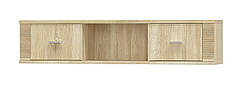 Полиця навісна 2Д Грес (Мебель-Сервіс) 1392х253х300 мм дуб самоа