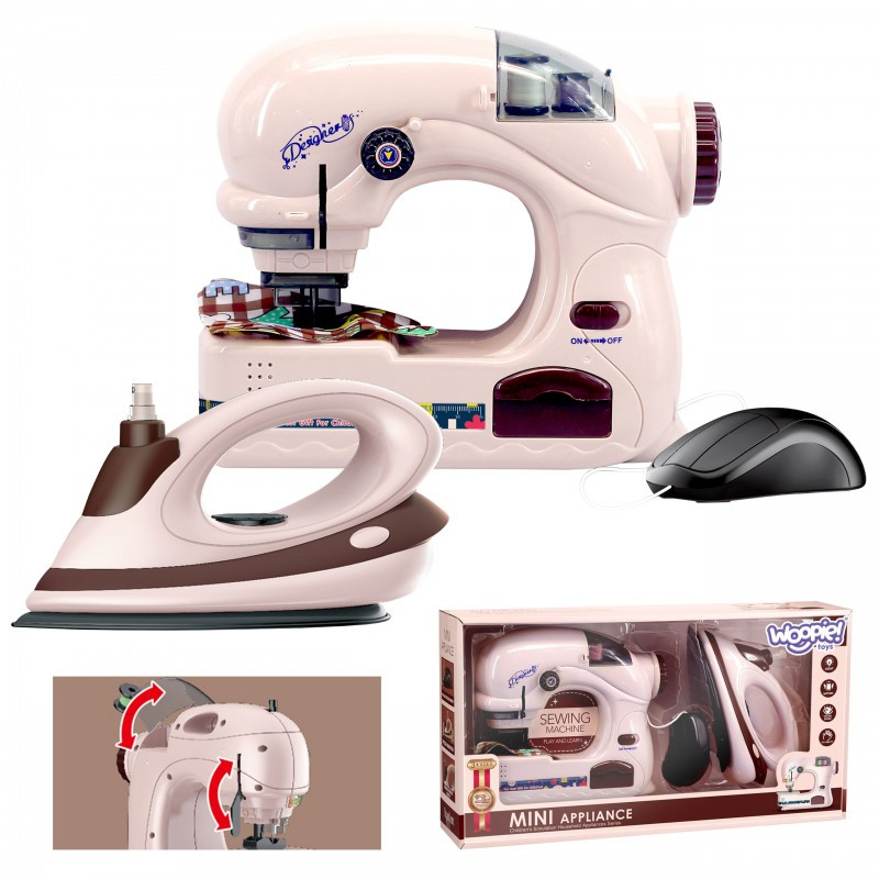 Швейная детская машинка с утюгом 46781 - фото 2 - id-p1159436493