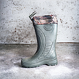 Зимові чоловічі чоботи з вкладнем утеплювачем. Рибальські чоботи в стилі Norfin 41 - 46, фото 4