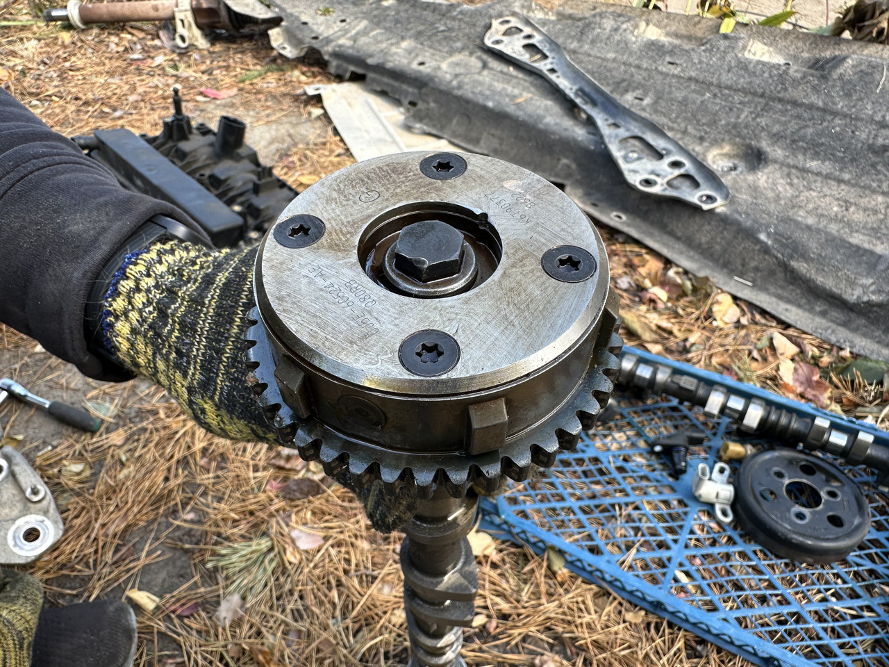 MK2 Шестерня розподільчого валу на вході Ford Edge 2.0 2015-2018 дорест б/у оригінал CJ5E-6C524-AE, фото 1