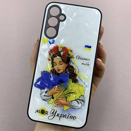 Чохол для Samsung Galaxy A24 4G патріотичний чохол моя Україна на телефон самсунг а24 4г білий f8e, фото 1