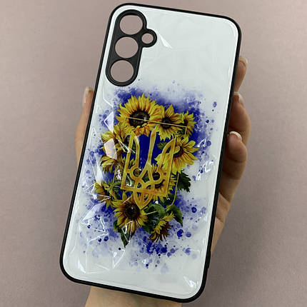 Чохол для Samsung Galaxy A24 4G патріотичний чохол з гербом на телефон самсунг а24 4г білий f8e, фото 1
