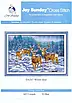 Набір для вишивання за нанесеною на канву схемою "Winter deer". AIDA 14CT printed, 53*38 см, фото 2