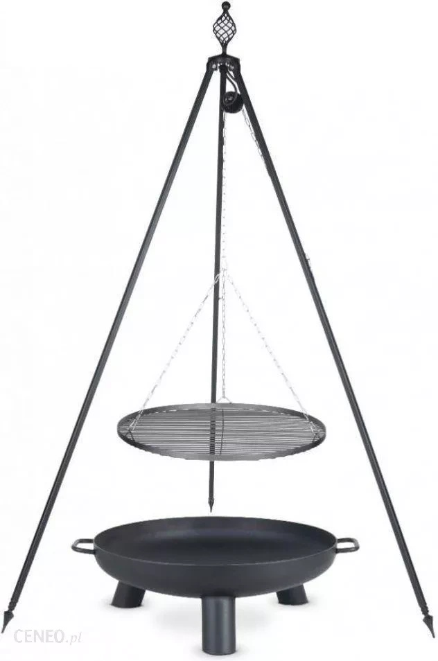 Садовий гриль Farmcook на тринозі 50 см + камін 60 см, фото 1