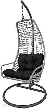 Підвісне крісло-гойдалка Cocoon Slack Black Grey