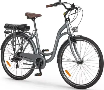 Жіночий велосипед Indiana E City Grey 28