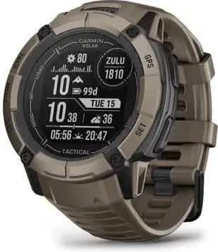 Смарт-годинник Garmin Instinct 2X Solar - Tactical Edition Coyote Tan (010-02805-12/02/64)