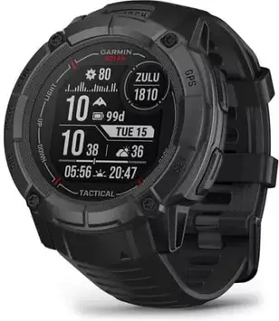 Смарт-годинник Garmin Instinct 2X Solar - Tactical Edition Black (010-02805-13/03/74)