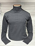 Чоловічий гольф під горло з закотом, фото 3
