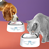 Миска поилка для воды непроливайка для кошек и собак, посуда для животных Magic Bow 1.5 л FRF74G