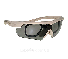Окуляри зі змінними лінзами ESS Crossbow койот (3 Lens), фото 6