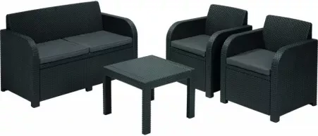 Комплект Allibert Georgia графіт/світло-сірий, фото 1