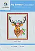 Набір для вишивання за нанесеною на канву схемою "Deer 6". AIDA 14CT printed 35*45 см, фото 2