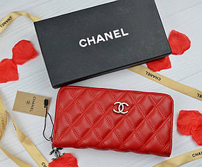 Червоний жіночий гаманець Chanel Шанель Туреччина