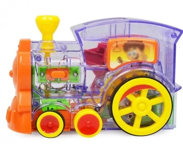 Развивающая игрушка поезд-домино DOMINO Happy Truck 100 шт + кактус BK322-01 - фото 3 - id-p1989888122
