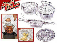 Складна сітка для варіння, смаження і фритюру Chef Basket! Кращий товар