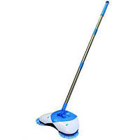 Электровеник Spin broom, Веник для уборки вращающийся, Веник пылесос, Электрощетка для уборки с длинной, в