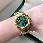 Чоловічий годинник Rolex Daytona Cosmograph Gold Green AAA наручний з автопідзаводом і сапфіровим склом, фото 3